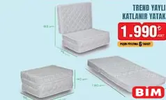 TREND YAYLI KATLANIR YATAK